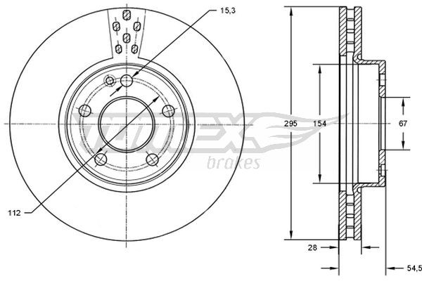 TOMEX Brakes Bremsscheibe